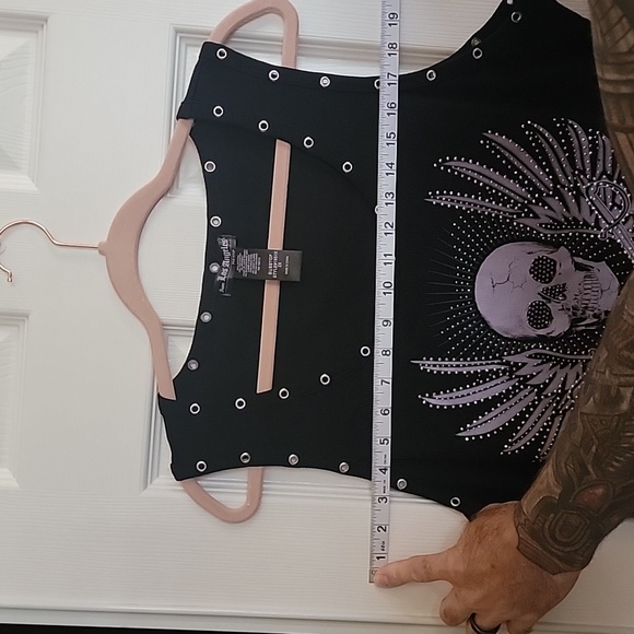 Sequins skull tank - Picture 7 of 10